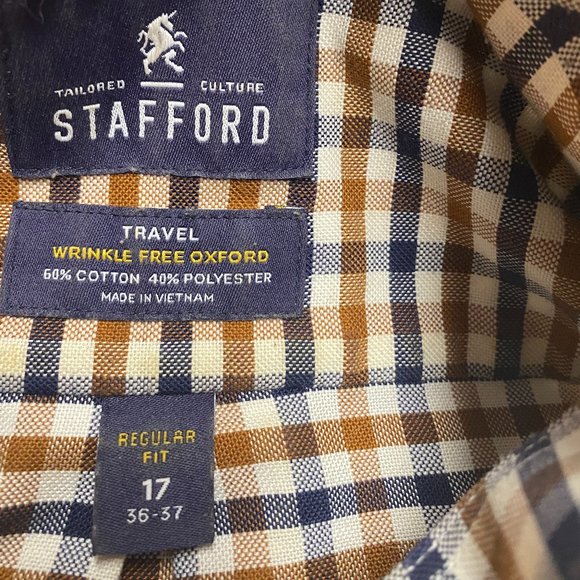 Stafford wrinkle free (17)shirt - Picture 2 of 5